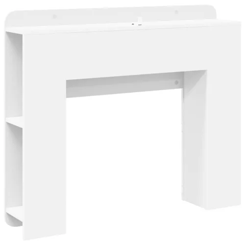  Fejhajtó szekrény tárolóval Fehér Szerelt Fa