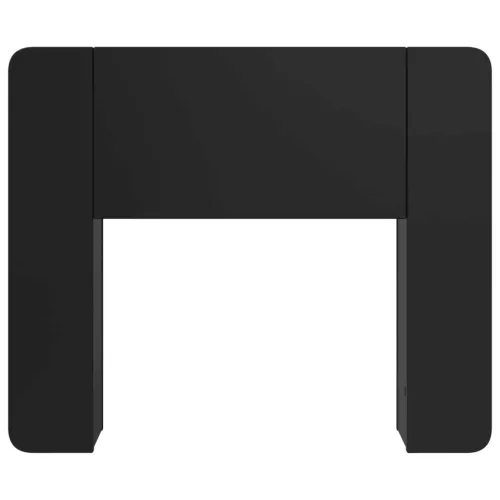  Fejhajtó szekrény tárolóval Fekete Szerelt Fa