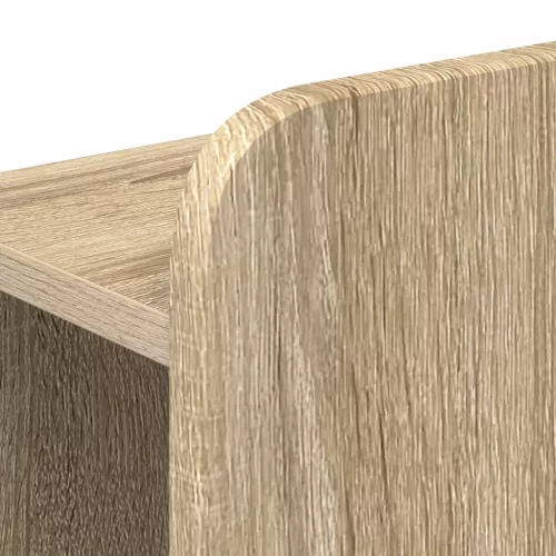  Fejhajtó szekrény tárolóval Sonoma Tölgy Szerelt Fa