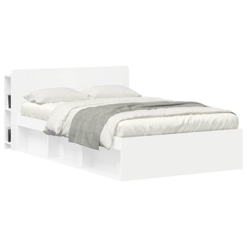  Fejhajtó szekrény tárolóval Fehér 135 x 18,5 x 80 cm Mérnöki fa