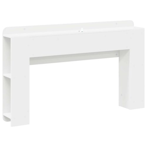  Fejhajtó szekrény tárolóval Fehér 135 x 18,5 x 80 cm Mérnöki fa