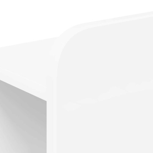  Fejhajtó szekrény tárolóval Fehér 135 x 18,5 x 80 cm Mérnöki fa