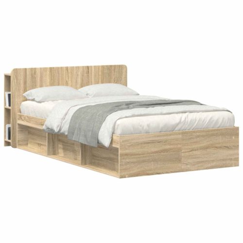  Fejhajtó szekrény tárolóval Sonoma Szerelt Fa