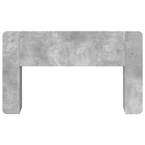  Fejhajtó szekrény tárolóval Betonszürke Szerelt Fa