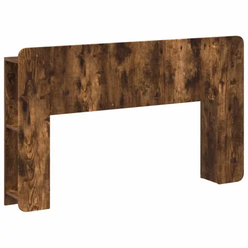  Fejhajtó szekrény tárolóval Füstös Tölgy Szerelt Fa