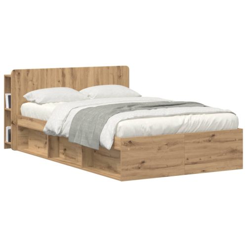  Fejhajtó szekrény tárolóval Kézműves Tölgy Szerelt Fa