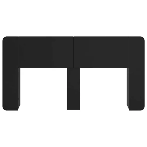  Fejhajtó szekrény tárolóval Fekete Szerelt Fa