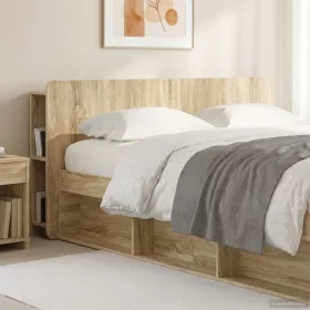  Fejhajtó szekrény tárolóval Sonoma Tölgy Szerelt Fa