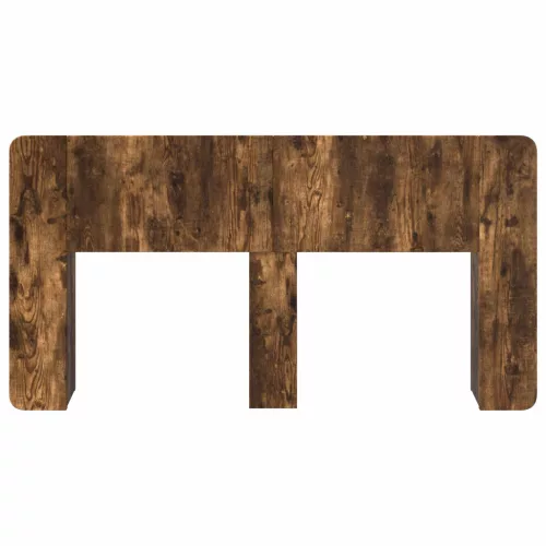  Fejhajtó szekrény tárolóval Füstös Tölgy Szerelt Fa