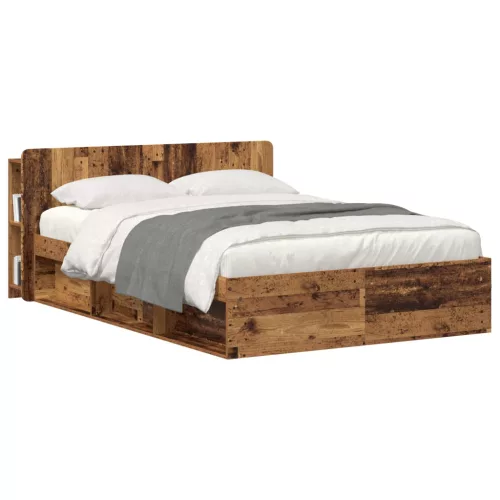  Fejhajtó szekrény tárolóval Antik Fa Szerelt Fa