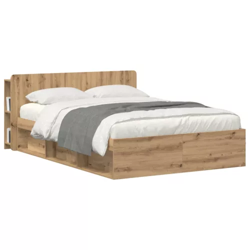  Fejhajtó szekrény tárolóval Kézműves Tölgy Szerelt Fa