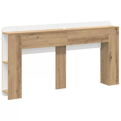  Fejhajtó szekrény tárolóval Kézműves Tölgy Szerelt Fa