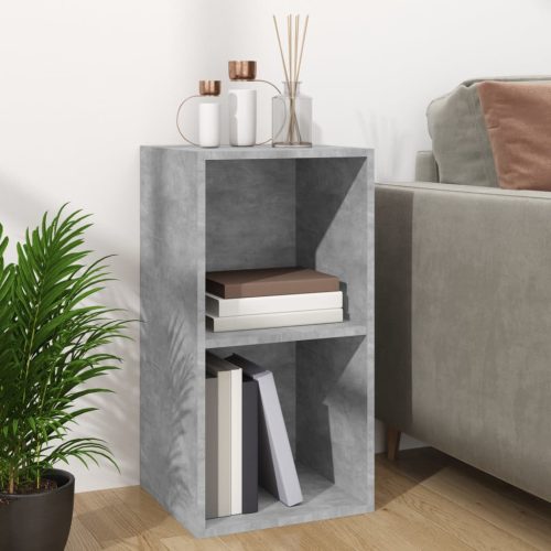 800121  Vinyl Storage Box Concrete Grey 71x34x36 cm Chipboard