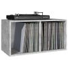 800121  Vinyl Storage Box Concrete Grey 71x34x36 cm Chipboard