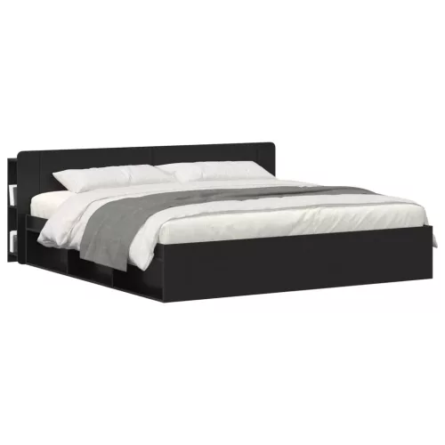  Fejhajtó szekrény tárolóval Fekete Szerelt Fa