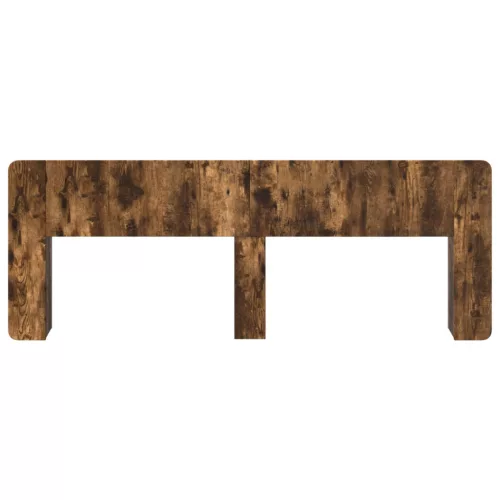  Fejhajtó szekrény tárolóval Füstös Tölgy Szerelt Fa