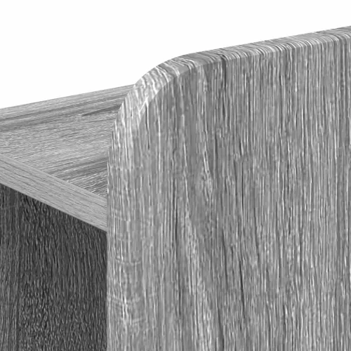  Fejhajtó szekrény tárolóval Szürke Sonoma Szerelt Fa