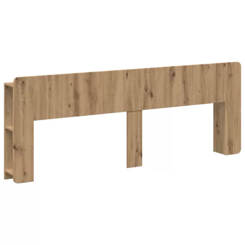  Fejhajtó szekrény tárolóval Kézműves Tölgy Szerelt Fa