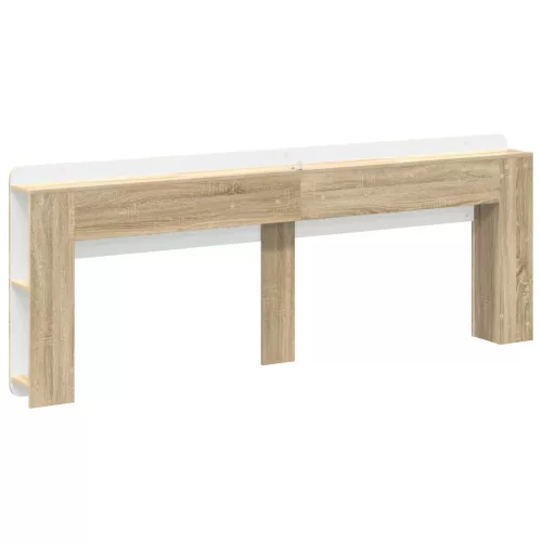  Fejhajtó szekrény tárolóval Sonoma Tölgy Szerelt Fa