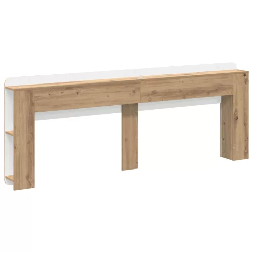  Fejhajtó szekrény tárolóval Kézműves Tölgy Szerelt Fa