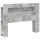  Fejhajtó szekrény tárolóval Betonszürke Mérnöki fa