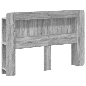  Fejhajtó szekrény tárolóval Szürke Sonoma Mérnöki fa