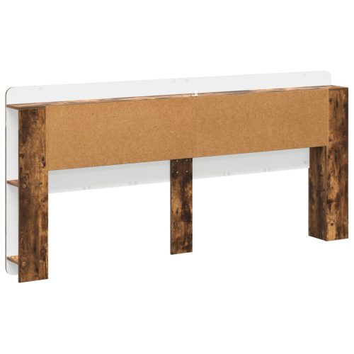  Fejhajtó szekrény Füstölt Tölgy 215 x 18,5 x 100 cm Mérnöki fa