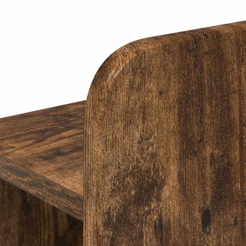  Fejhajtó szekrény Füstölt Tölgy 215 x 18,5 x 100 cm Mérnöki fa