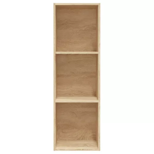  sonoma tölgy színű forgácslap könyv-/TV-szekrény 36x30x114 cm  