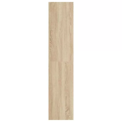  sonoma tölgy színű szerelt fa könyv-/TV-szekrény 36x30x143 cm