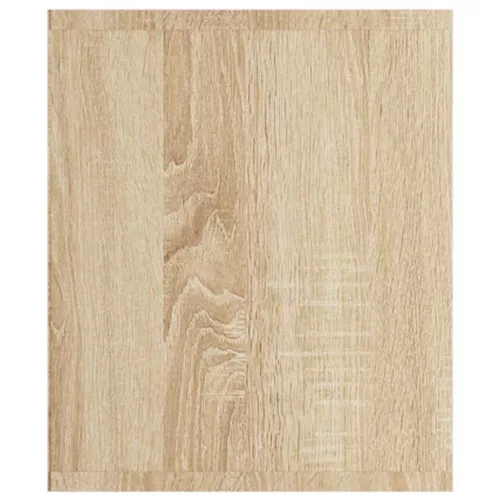  sonoma tölgy színű szerelt fa könyv-/TV-szekrény 36x30x143 cm