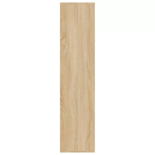  sonoma tölgyszínű szerelt fa könyv-/tálalószekrény 66x30x130cm