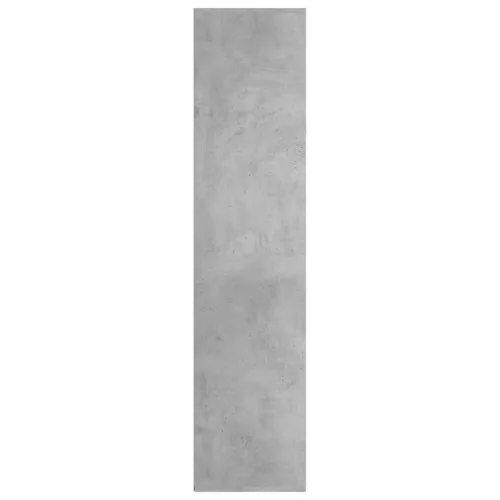  betonszürke szerelt fa könyv-/tálalószekrény 66 x 30 x 130 cm