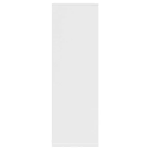  fehér szerelt fa könyv-/tálalószekrény 50 x 25 x 80 cm