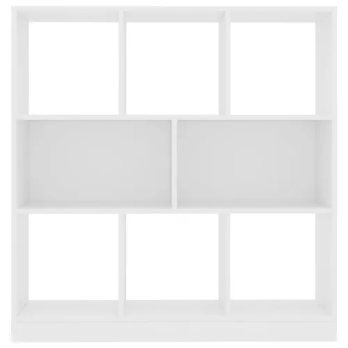  fehér szerelt fa könyvszekrény 97,5 x 29,5 x 100 cm