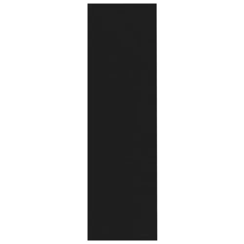  fekete szerelt fa könyvszekrény 97,5 x 29,5 x 100 cm