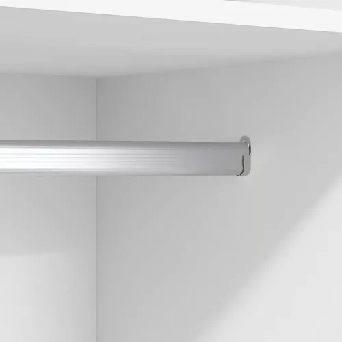  fehér szerelt fa ruhásszekrény 50 x 50 x 200 cm