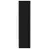  fekete szerelt fa ruhásszekrény 50 x 50 x 200 cm