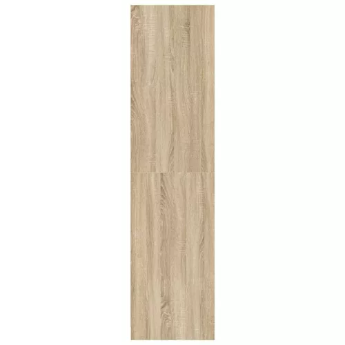  tölgy színű szerelt fa ruhásszekrény 50 x 50 x 200 cm