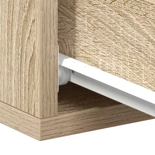  sonoma tölgy színű szerelt fa függő éjjeliszekrény 40x30x15 cm