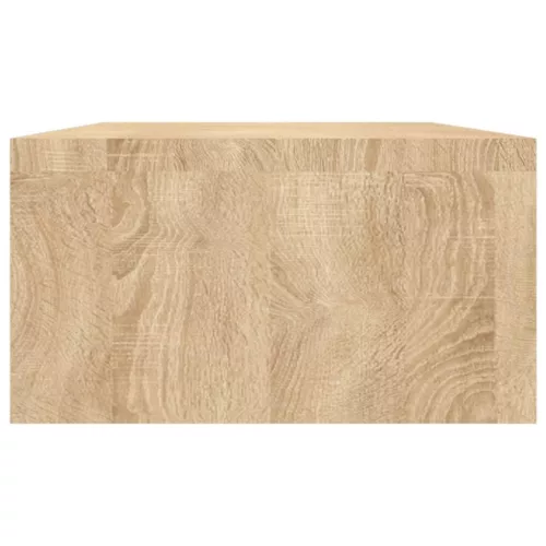  sonoma tölgy színű szerelt fa monitorállvány 100 x 24 x 13 cm