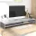  betonszürke szerelt fa monitorállvány 100 x 24 x 13 cm
