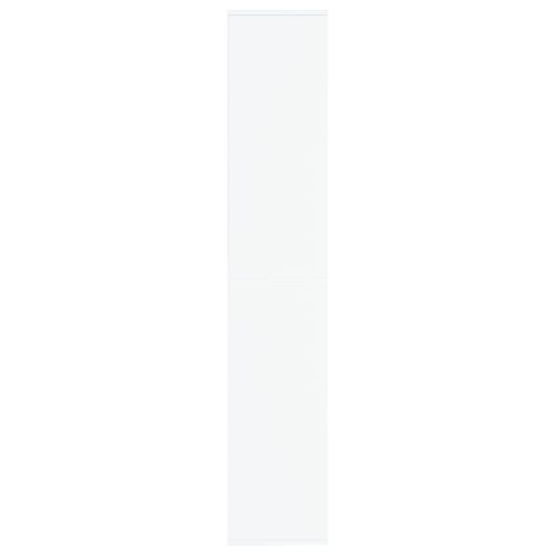  fehér szerelt fa cipősszekrény 54 x 34 x 183 cm