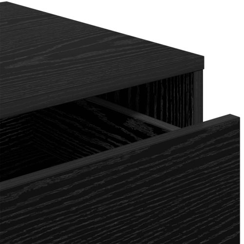  Fiókos szekrény fiókkal Fekete tölgy 41 x 40 x 58 cm Faanyag