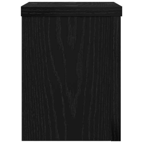  Növényállvány 2 pcs Fekete tölgy 15 x 15 x 20 cm Faanyag