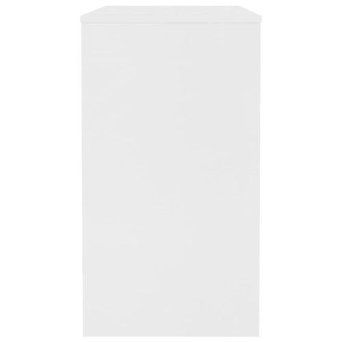  fehér szerelt fa íróasztal 90 x 40 x 72 cm