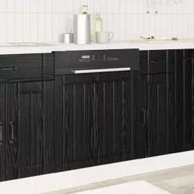  Konyhaszekrény Fekete tölgy 60 x 1,5 x 67 cm Faanyag