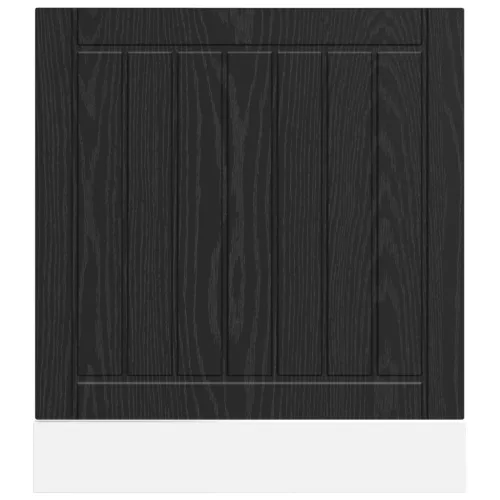  Konyhaszekrény Fekete tölgy 60 x 1,5 x 67 cm Faanyag