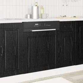  Konyhaszekrény Fekete tölgy 60 x 1,5 x 67 cm Faanyag
