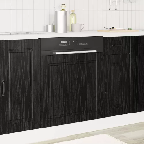  Konyhaszekrény Fekete tölgy 60 x 1,5 x 67 cm Faanyag